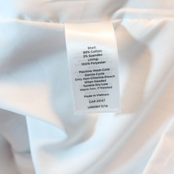 TALBOTS Purple Floral Sateen Botanical Gardens Sheath Dress Size 12 Cotton - Picture 10 of 10